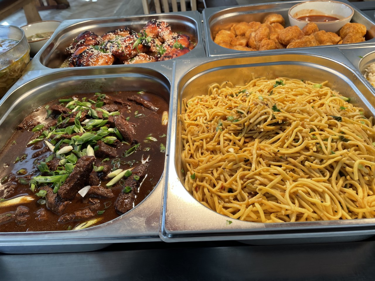 Hot food counter