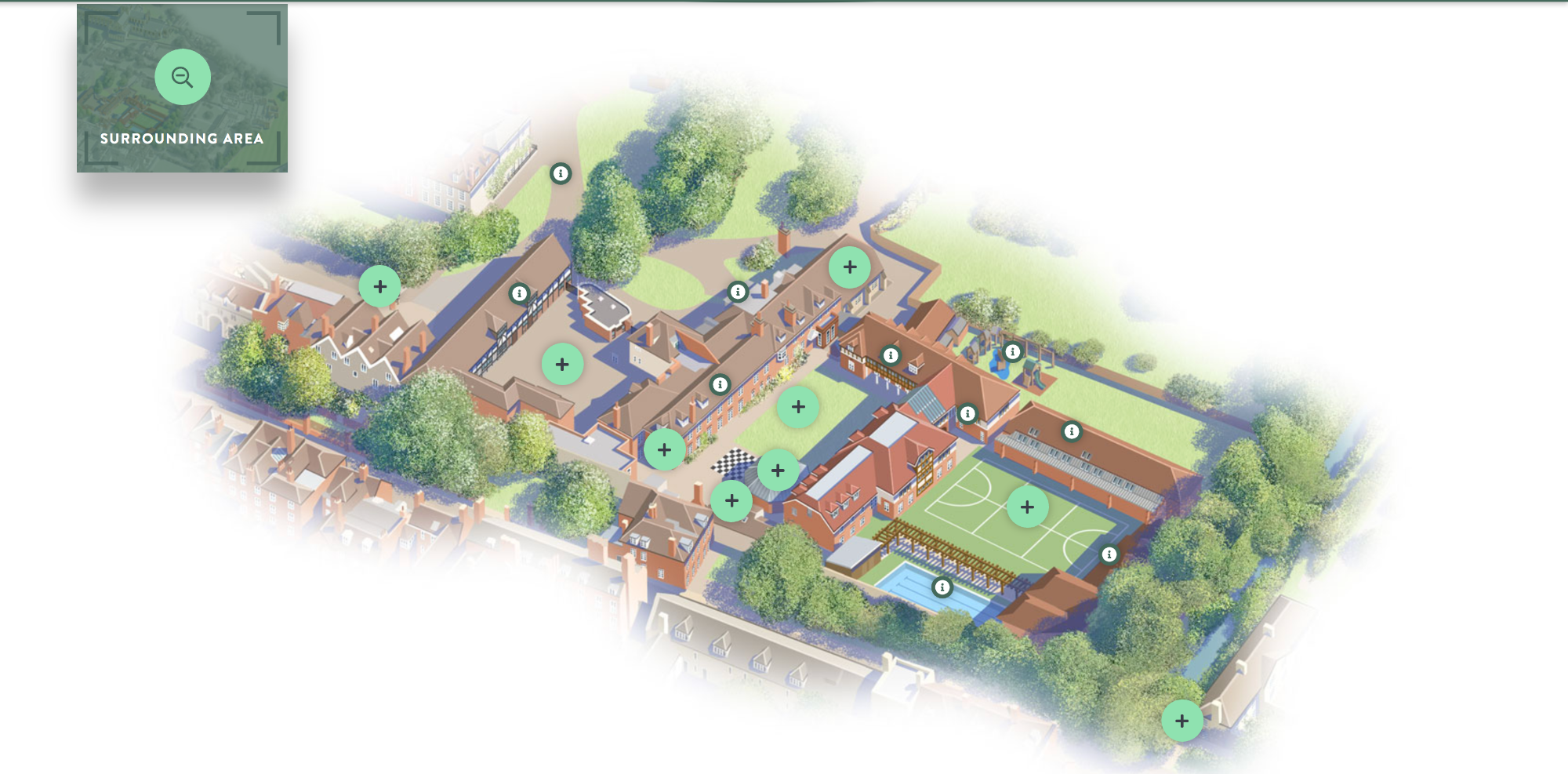 drawing of school map