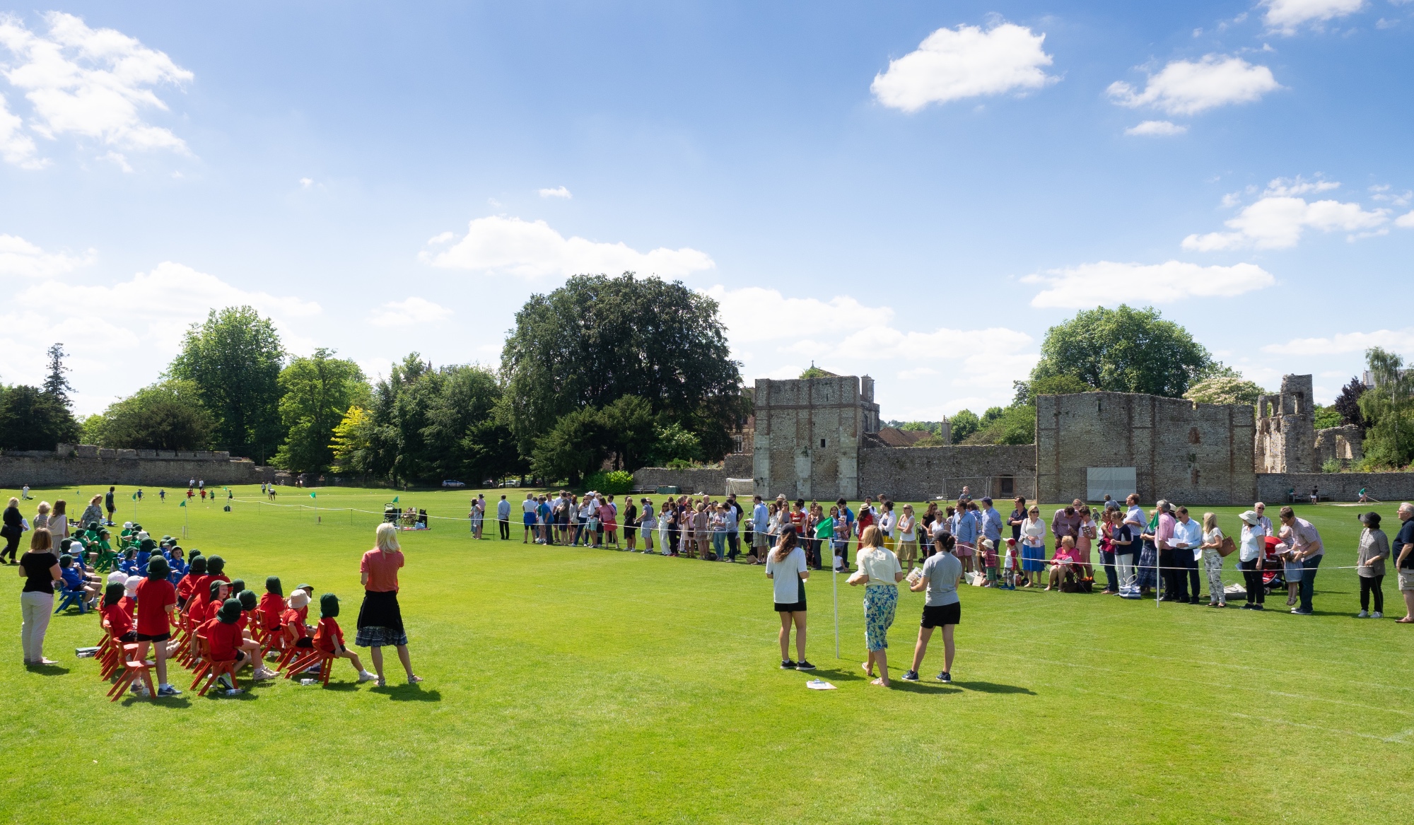 Image of Sports Day on Wolvesey playing field