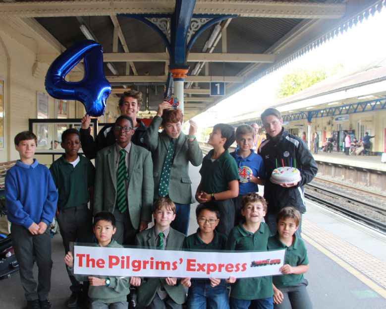 image of boys at station